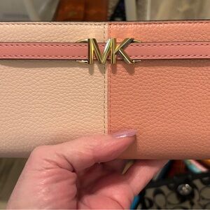 Michael Kors Pink and Cream Women's Bag